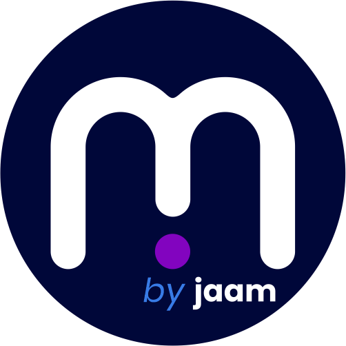 M by jaam logo blue circle COMPACT