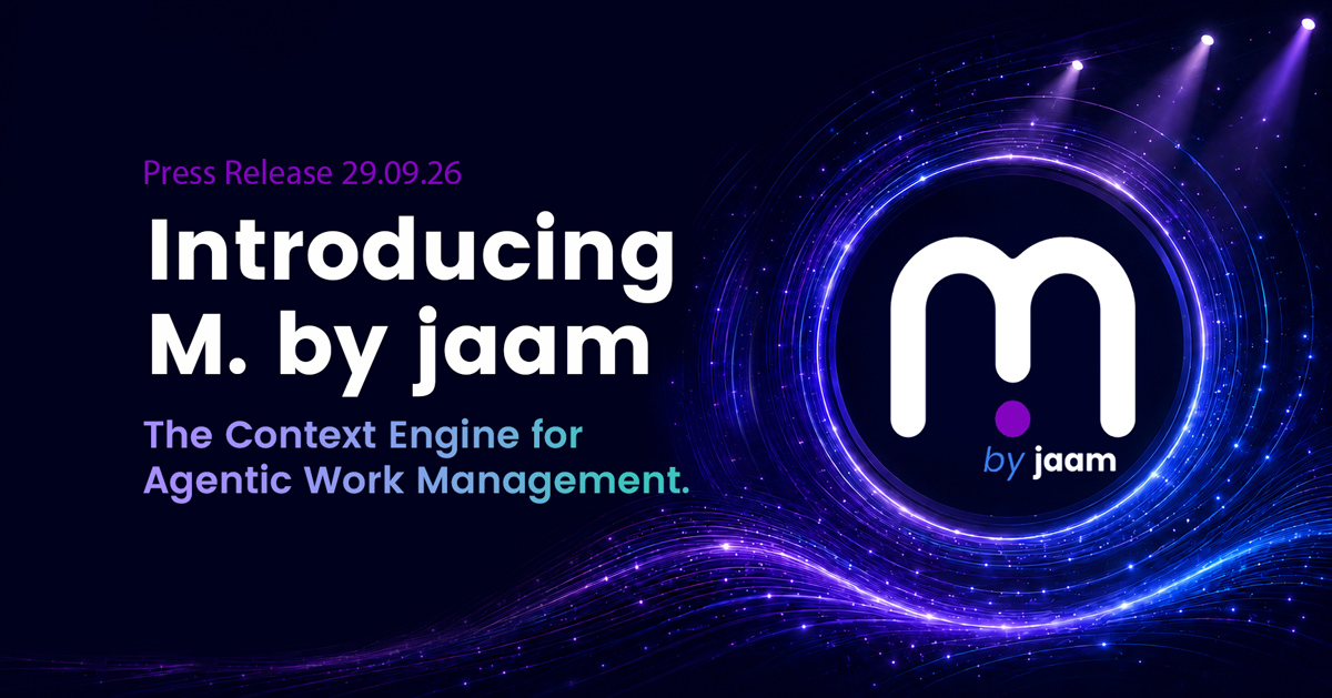 M. by jaam launches to bring people, systems and ai together